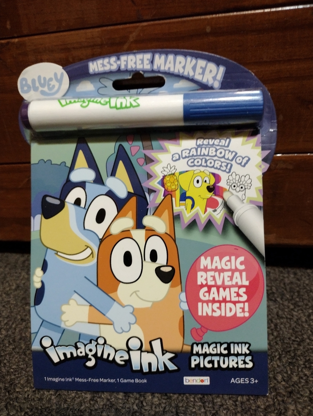 Imagine Ink Magic Ink Bluey Activity Kit - Blue Marker